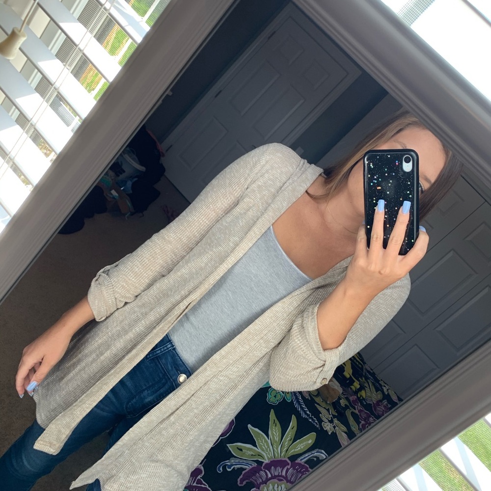 Cardigan with hood